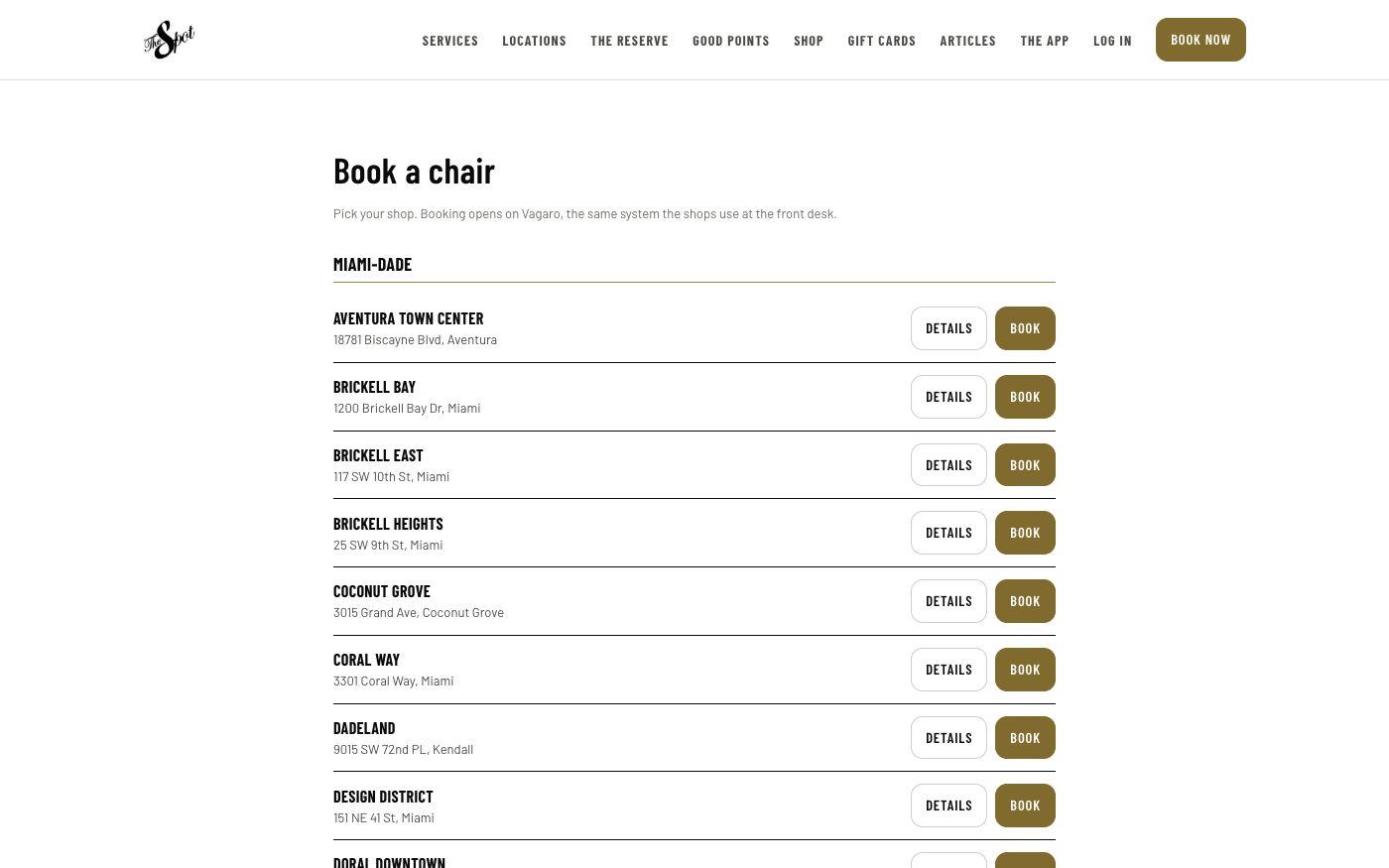 The Spot Barbershop: Online booking