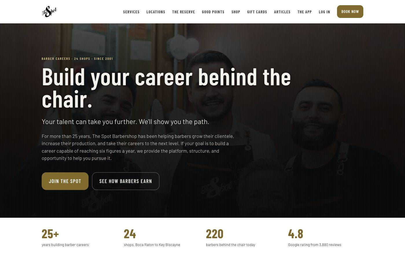 The Spot Barbershop: Barber recruiting