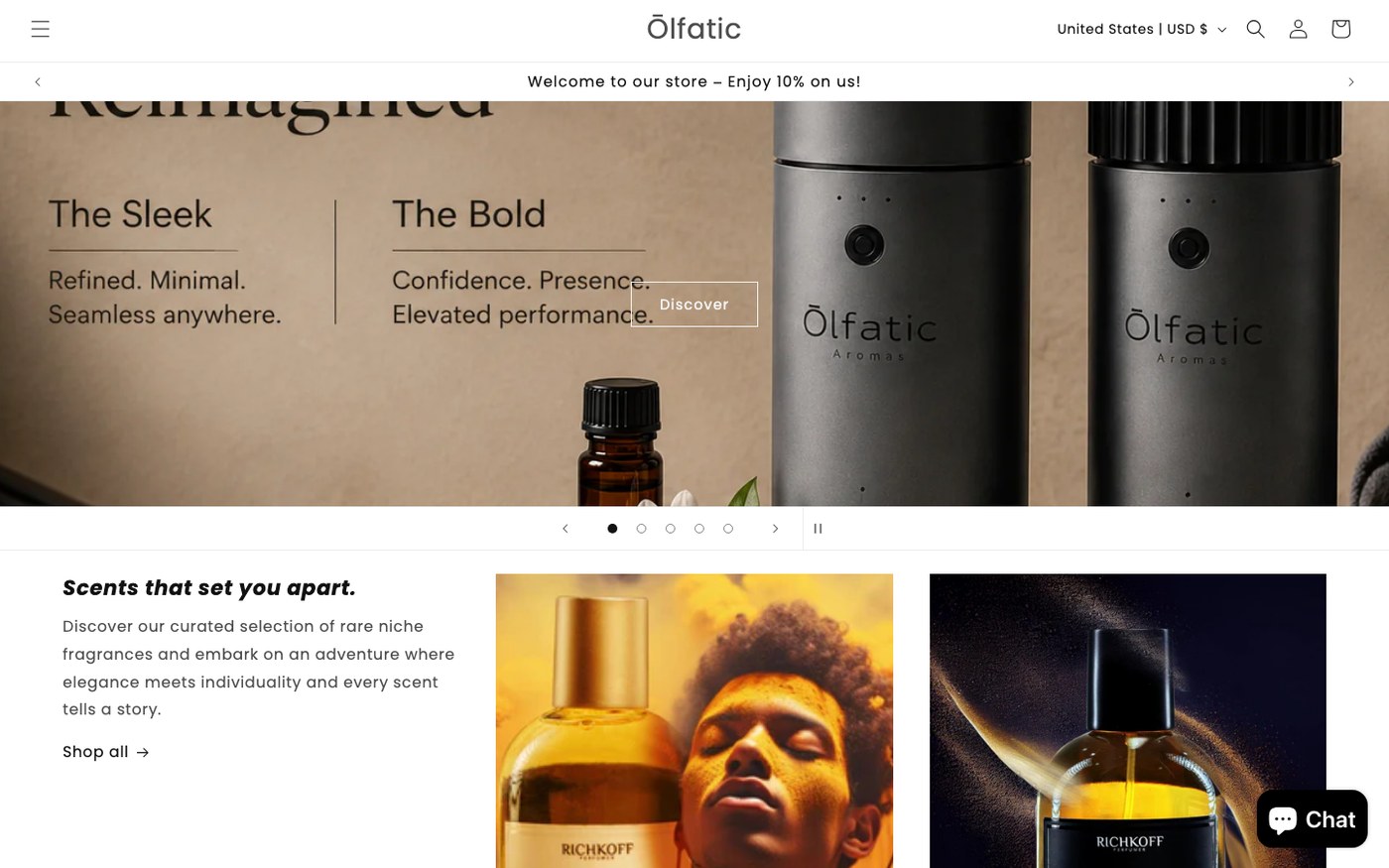 Olfatic screenshot